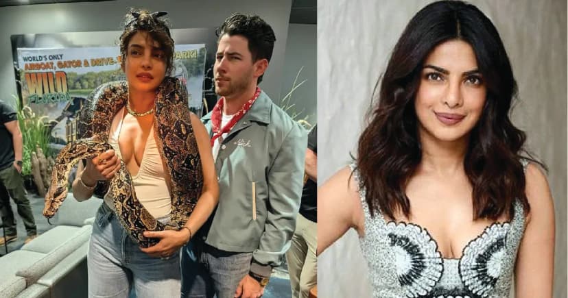 গলায় সাপ জড়িয়ে ছবি পোস্ট প্রিয়াঙ্কার