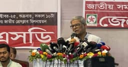 জাতীয় নির্বাচনের আগে গণভোটের সুযোগ নেই: মির্জা ফখরুল