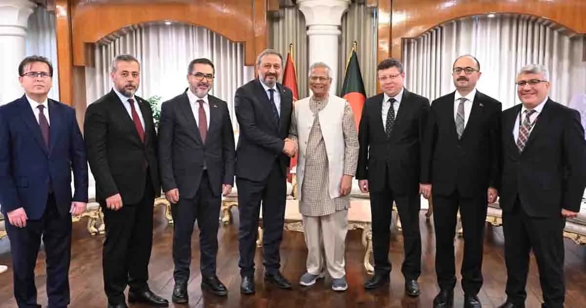 তুর্কি সংসদীয় প্রতিনিধিদলের সঙ্গে প্রধান উপদেষ্টার বৈঠক