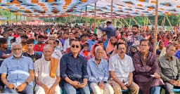 কমলগঞ্জে চা শ্রমিকদের সঙ্গে সাবেক মেয়র মহসিনের মতবিনিময়