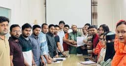 ফেয়ার জকসু নির্বাচন নিশ্চিতে ১২ দফা দাবিতে ছাত্রদলের স্মারকলিপি