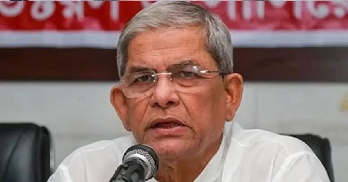 এটিই আমার শেষ নির্বাচন: মির্জা ফখরুল