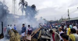 ভয়াবহ অগ্নিকাণ্ডে ২৩ ব্যবসা প্রতিষ্ঠান পুড়ে ছাই, বিপুল ক্ষয়ক্ষতি