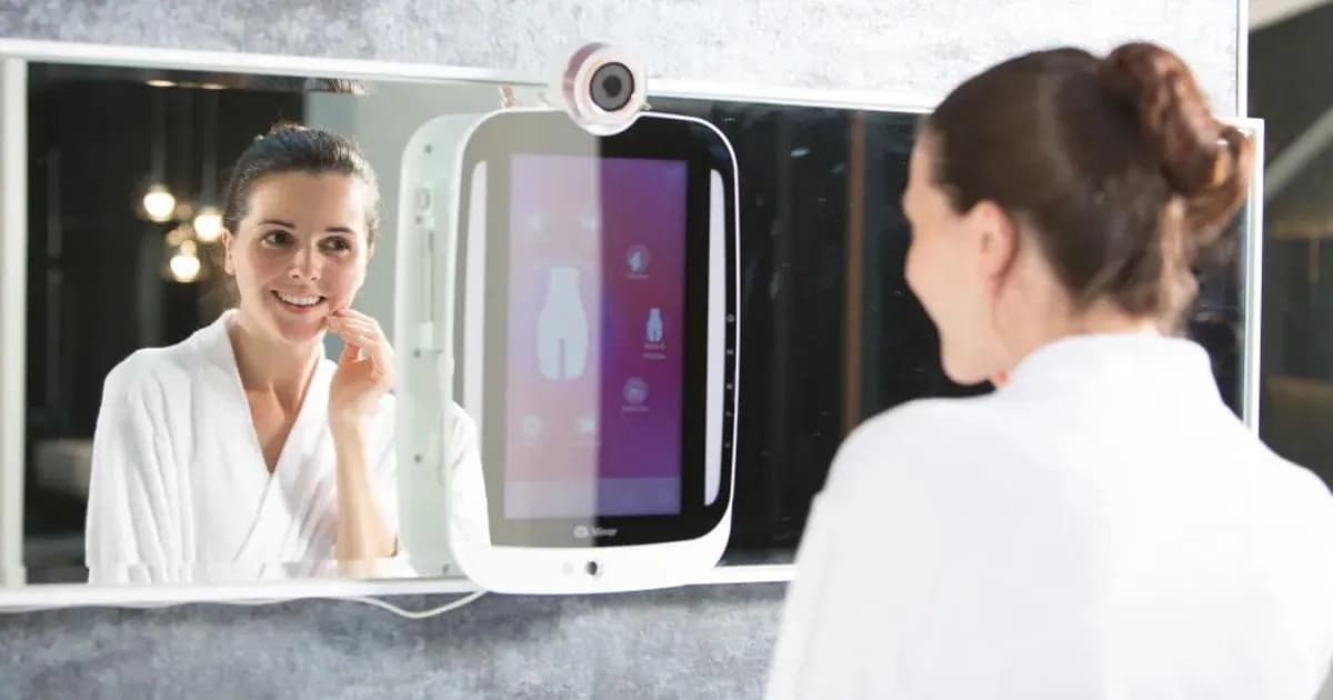 এবার প্রযুক্তির দুনিয়ায় আলোচনায় এসেছে ‘স্মার্ট আয়না’